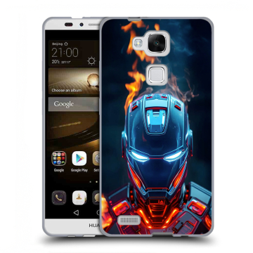 Пластиковый чехол на Huawei Ascend Mate 7 с принтом IronMan Железный человек Пластиковый чехол на Huawei Ascend Mate 7 с принтом IronMan Железный человек
