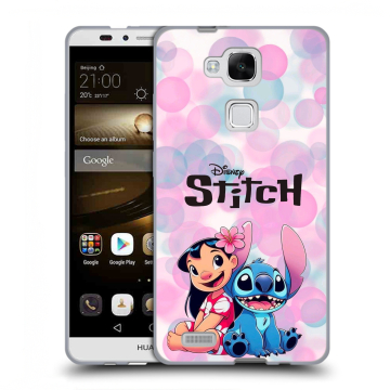 Пластиковый чехол на Huawei Ascend Mate 7 с принтом Лило и Стич