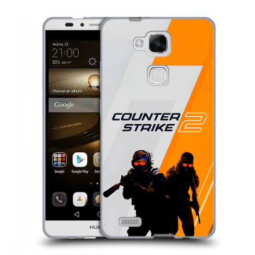 Пластиковый чехол на Huawei Ascend Mate 7 с принтом Counter Strike