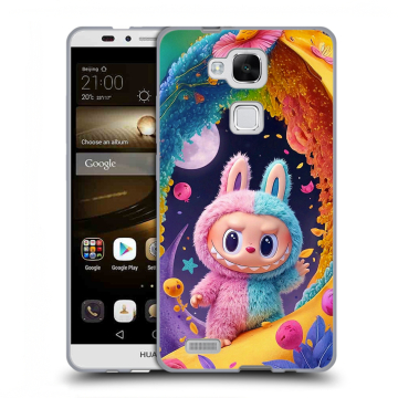 Пластиковый чехол на Huawei Ascend Mate 7 с принтом Labubu Лабубу Пластиковый чехол на Huawei Ascend Mate 7 с принтом Labubu Лабубу