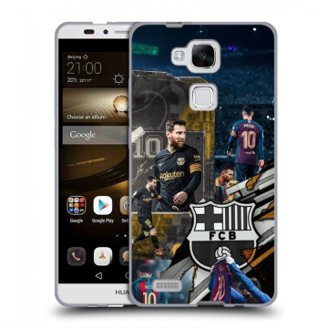 Пластиковый чехол на Huawei Ascend Mate 7 с принтом Messi Barcelona