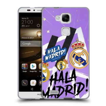 Пластиковый чехол на Huawei Ascend Mate 7 с принтом Real Madrid Реал Мадрид