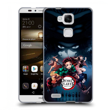 Пластиковый чехол на Huawei Ascend Mate 7 с принтом Demon Slayer Клинок рассекающий демонов Пластиковый чехол на Huawei Ascend Mate 7 с принтом Demon Slayer Клинок рассекающий демонов