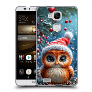 Пластиковый чехол на Huawei Ascend Mate 7 с принтом Новый год Пластиковый чехол на Huawei Ascend Mate 7 с принтом Новый год