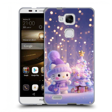 Пластиковый чехол на Huawei Ascend Mate 7 с принтом Новый год Пластиковый чехол на Huawei Ascend Mate 7 с принтом Новый год