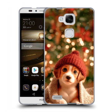 Пластиковый чехол на Huawei Ascend Mate 7 с принтом Новый год Пластиковый чехол на Huawei Ascend Mate 7 с принтом Новый год
