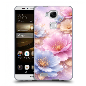 Пластиковый чехол на Huawei Ascend Mate 7 с принтом женский