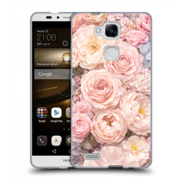 Пластиковый чехол на Huawei Ascend Mate 7 с принтом женский