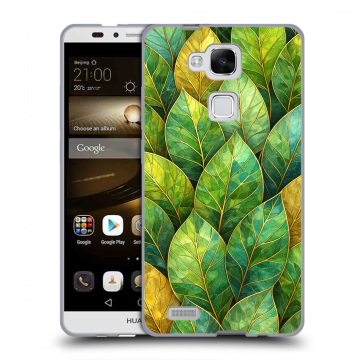 Пластиковый чехол на Huawei Ascend Mate 7 с принтом женский