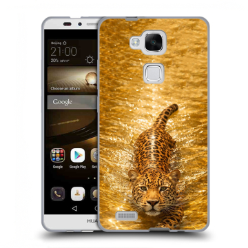Пластиковый чехол на Huawei Ascend Mate 7 с принтом женский