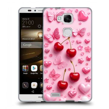 Пластиковый чехол на Huawei Ascend Mate 7 с принтом для девочек