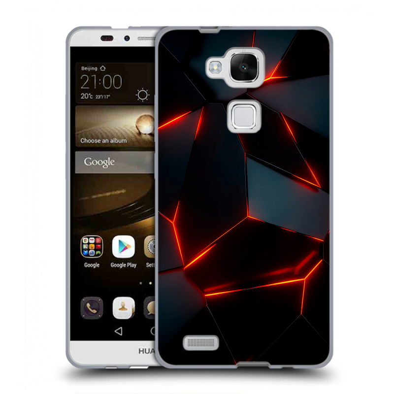 Пластиковый чехол на Huawei Ascend Mate 7 с принтом Яркие абстракции Пластиковый чехол на Huawei Ascend Mate 7 с принтом Яркие абстракции