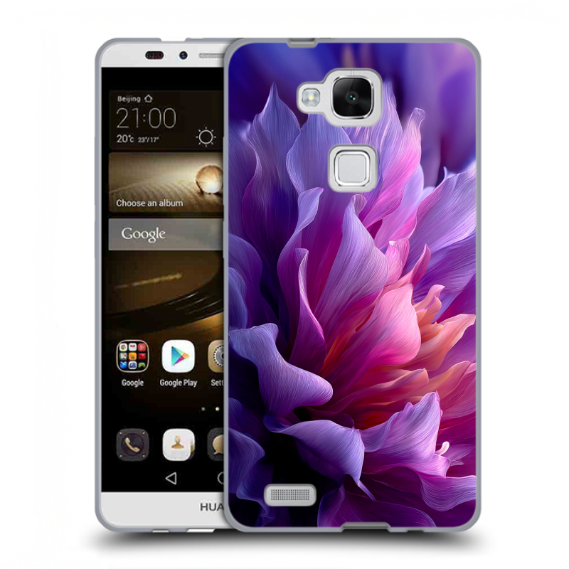 Пластиковый чехол на Huawei Ascend Mate 7 с принтом женский цветы Пластиковый чехол на Huawei Ascend Mate 7 с принтом женский цветы