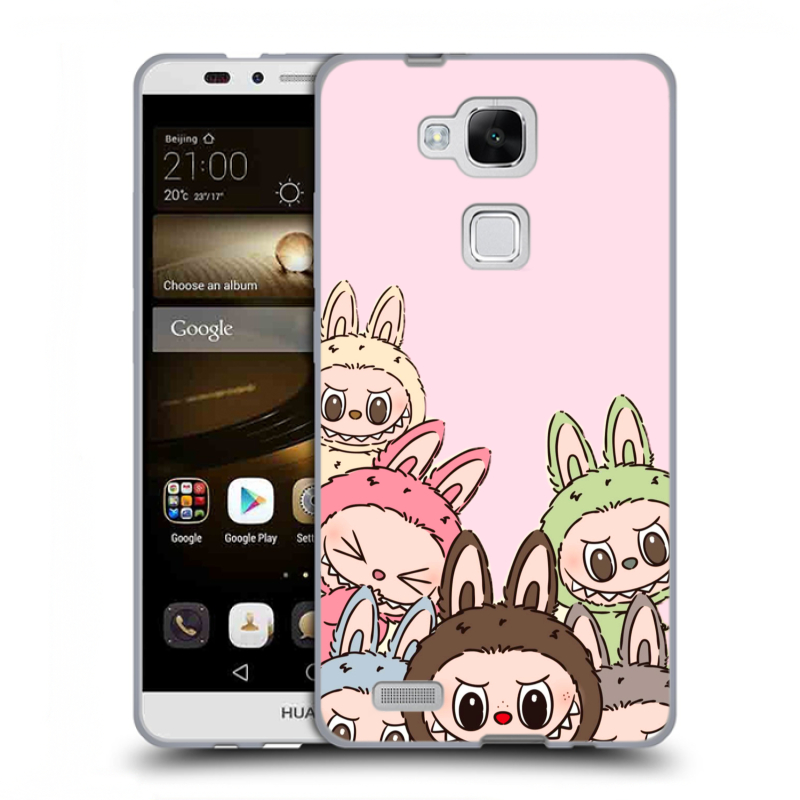 Пластиковый чехол на Huawei Ascend Mate 7 с принтом Лабубу Пластиковый чехол на Huawei Ascend Mate 7 с принтом Лабубу