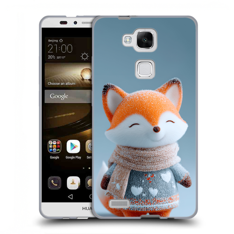 Пластиковый чехол на Huawei Ascend Mate 7 с принтом Лиса Пластиковый чехол на Huawei Ascend Mate 7 с принтом Лиса