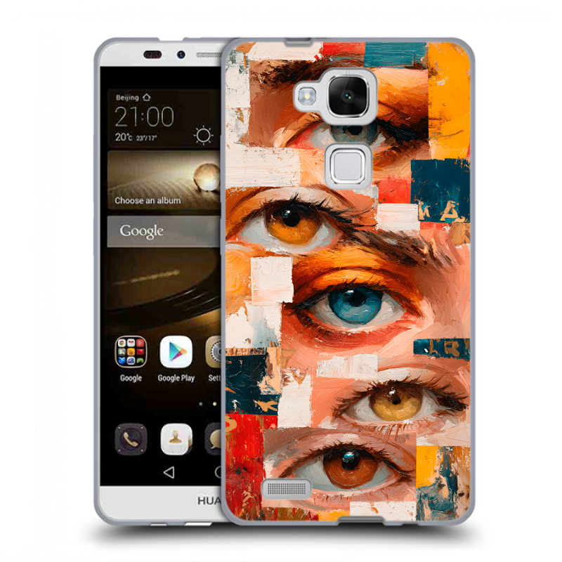 Пластиковый чехол на Huawei Ascend Mate 7 с принтом Модный принт Пластиковый чехол на Huawei Ascend Mate 7 с принтом Модный принт