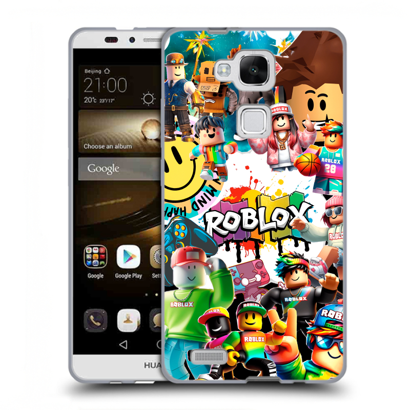 Пластиковый чехол на Huawei Ascend Mate 7 с принтом Roblox Роблокс Пластиковый чехол на Huawei Ascend Mate 7 с принтом Roblox Роблокс