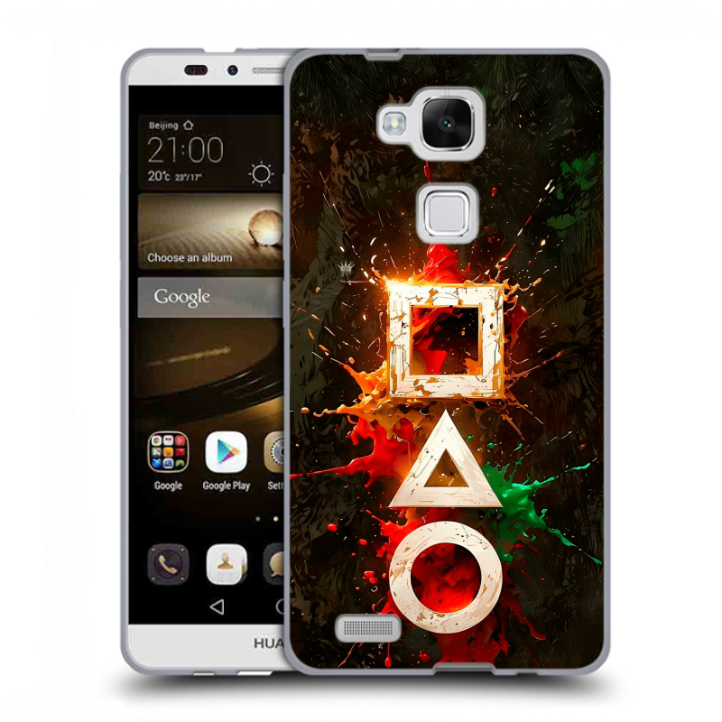 Пластиковый чехол на Huawei Ascend Mate 7 с принтом Squid Game Игра кальмара Пластиковый чехол на Huawei Ascend Mate 7 с принтом Squid Game Игра кальмара