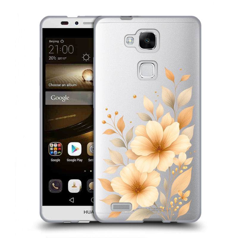 Пластиковый чехол на Huawei Ascend Mate 7 с принтом для девушки Пластиковый чехол на Huawei Ascend Mate 7 с принтом для девушки