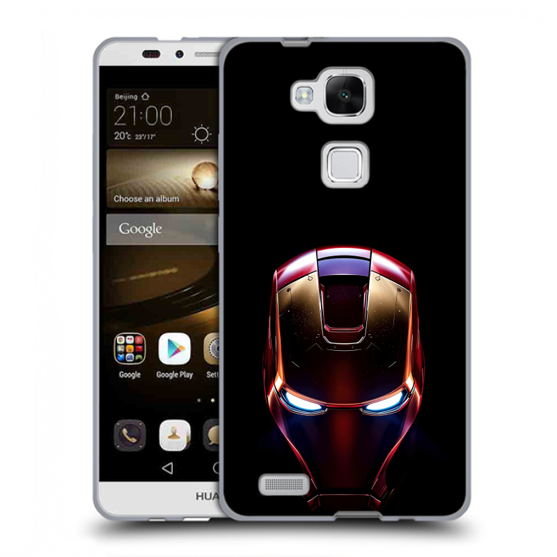 Пластиковый чехол на Huawei Ascend Mate 7 с принтом IronMan Железный человек Пластиковый чехол на Huawei Ascend Mate 7 с принтом IronMan Железный человек