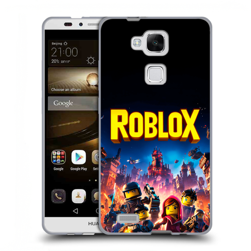 Пластиковый чехол на Huawei Ascend Mate 7 с принтом Roblox Роблокс Пластиковый чехол на Huawei Ascend Mate 7 с принтом Roblox Роблокс