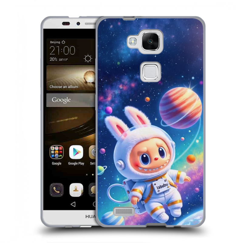 Пластиковый чехол на Huawei Ascend Mate 7 с принтом Labubu Лабубу Пластиковый чехол на Huawei Ascend Mate 7 с принтом Labubu Лабубу
