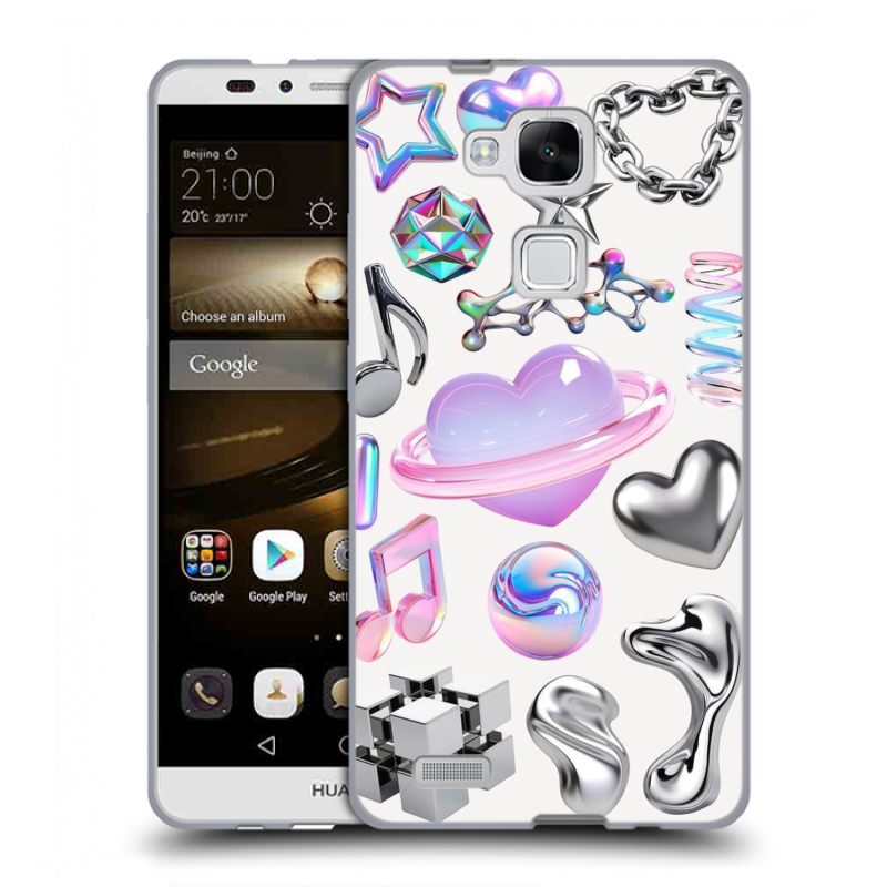 Пластиковый чехол на Huawei Ascend Mate 7 с принтом Y2K Пластиковый чехол на Huawei Ascend Mate 7 с принтом Y2K