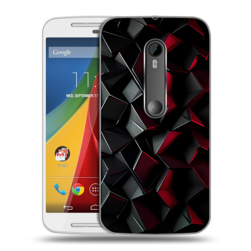 Силиконовый чехол на Motorola Moto G с принтом Абстракция