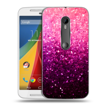 Силиконовый чехол на Motorola Moto G с принтом Блестки Силиконовый чехол на Motorola Moto G с принтом Блестки