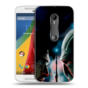 Силиконовый чехол на Motorola Moto G с принтом Гарри Поттер Harry Potter