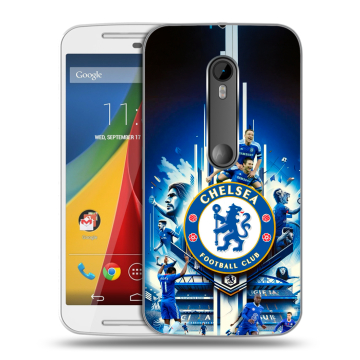 Силиконовый чехол на Motorola Moto G с принтом Chelsea Челси
