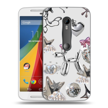 Силиконовый чехол на Motorola Moto G с принтом Y2K