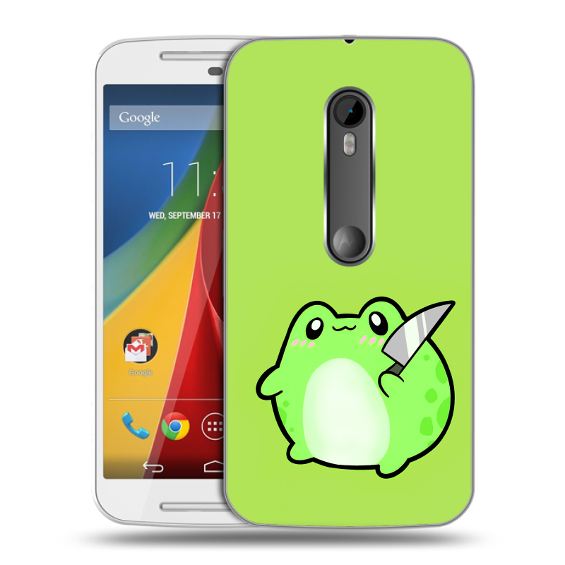 Силиконовый чехол на Motorola Moto G с принтом Лягушенок Силиконовый чехол на Motorola Moto G с принтом Лягушенок