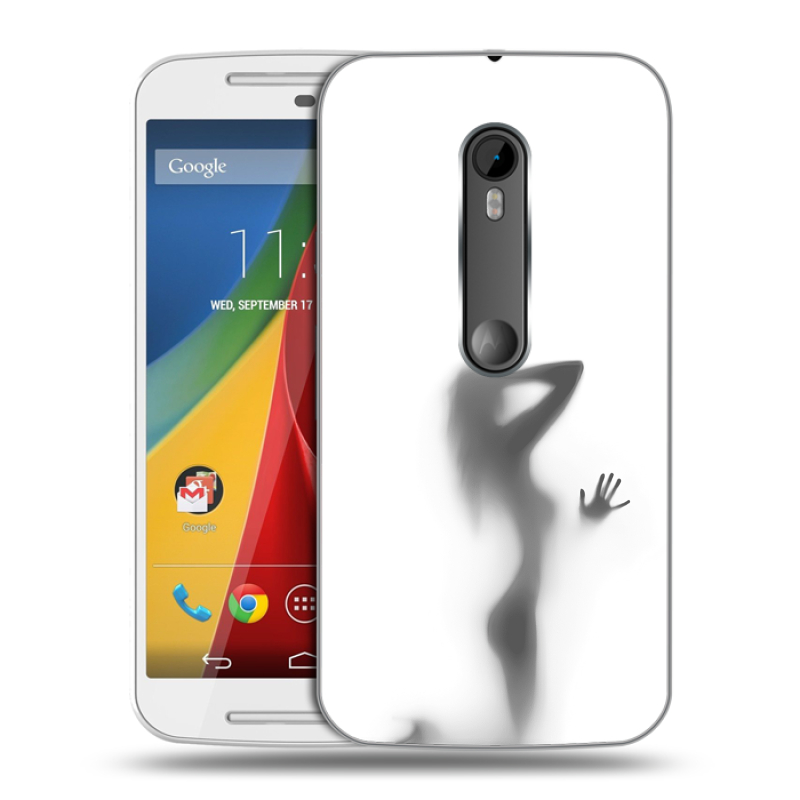 Пластиковый чехол на Motorola Moto G с принтом Силуэт Пластиковый чехол на Motorola Moto G с принтом Силуэт