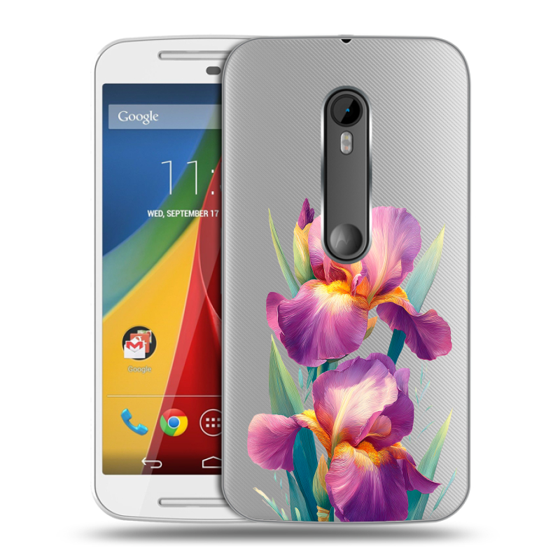Пластиковый чехол на Motorola Moto G с принтом Цветы орхидеи Пластиковый чехол на Motorola Moto G с принтом Цветы орхидеи