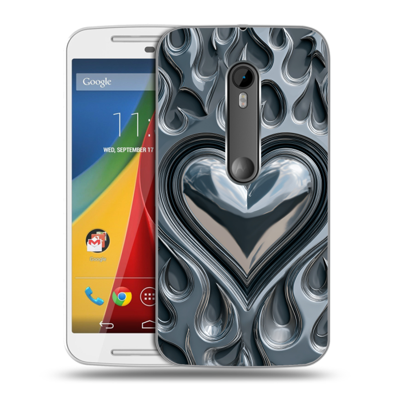 Пластиковый чехол на Motorola Moto G с принтом Y2K Пластиковый чехол на Motorola Moto G с принтом Y2K