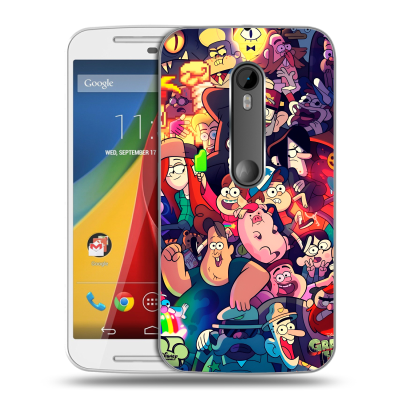 Силиконовый чехол на Motorola Moto G с принтом Gravity Falls Гравити Фолз Силиконовый чехол на Motorola Moto G с принтом Gravity Falls Гравити Фолз