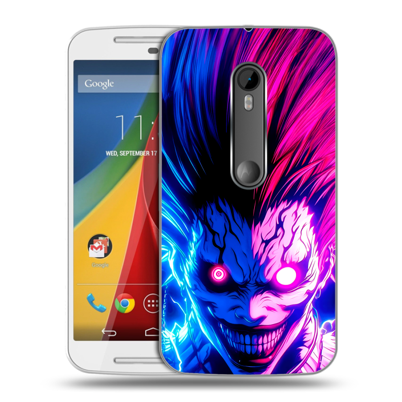 Силиконовый чехол на Motorola Moto G с принтом Death note Тетрадь смерти Силиконовый чехол на Motorola Moto G с принтом Death note Тетрадь смерти