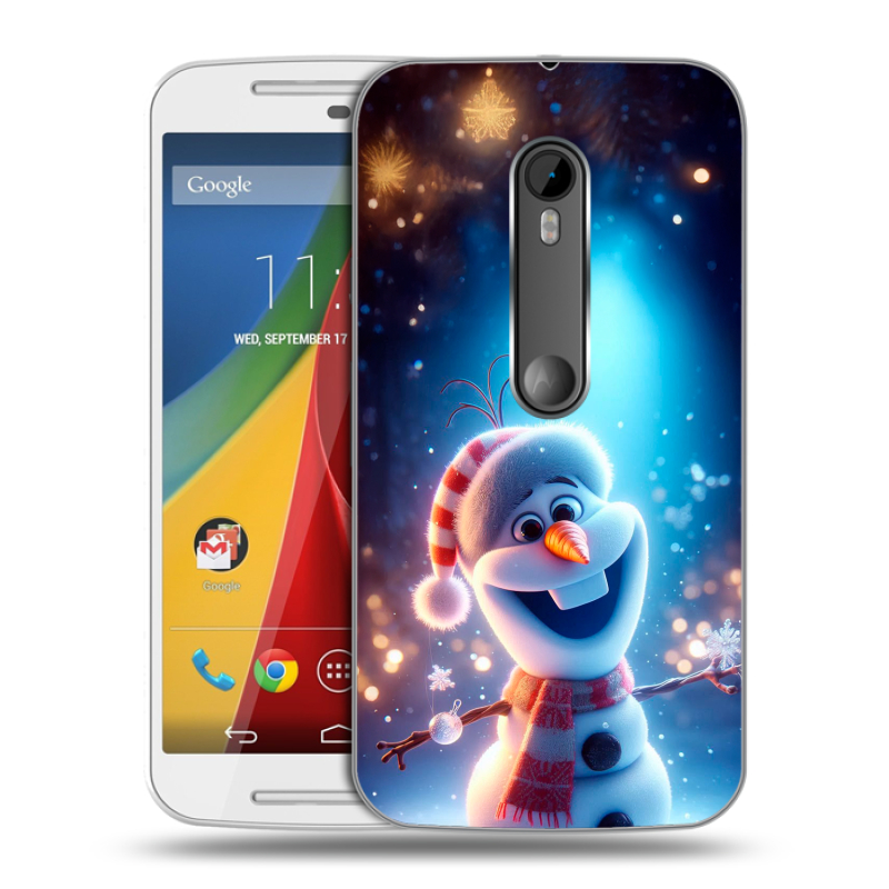 Пластиковый чехол на Motorola Moto G с принтом Новый год Пластиковый чехол на Motorola Moto G с принтом Новый год