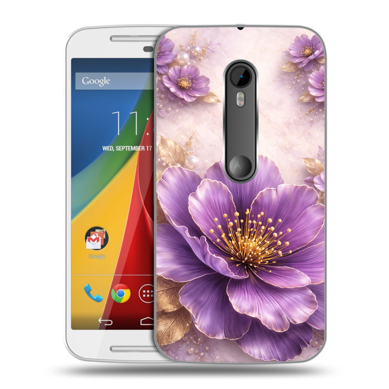 Силиконовый чехол на Motorola Moto G с принтом женский Силиконовый чехол на Motorola Moto G с принтом женский