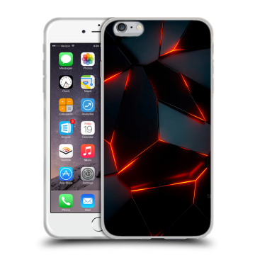 Силиконовый чехол на Iphone 6 Plus/6s Plus с принтом Яркие абстракции