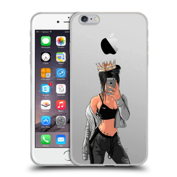 Силиконовый чехол на Iphone 6 Plus/6s Plus с принтом Женские принты