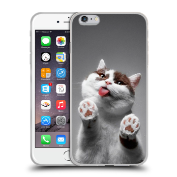 Силиконовый чехол на Iphone 6 Plus/6s Plus с принтом Коты