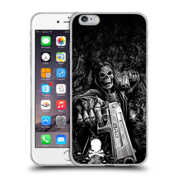 Силиконовый чехол на Iphone 6 Plus/6s Plus с принтом Скелет