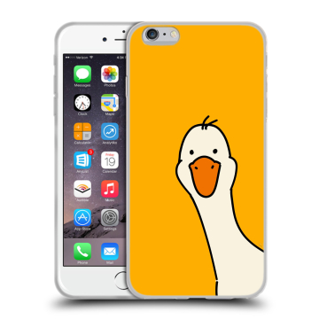 Силиконовый чехол на Iphone 6 Plus/6s Plus с принтом Утка Силиконовый чехол на Iphone 6 Plus/6s Plus с принтом Утка