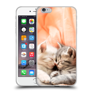 Силиконовый чехол на Iphone 6 Plus/6s Plus с принтом Котята Силиконовый чехол на Iphone 6 Plus/6s Plus с принтом Котята