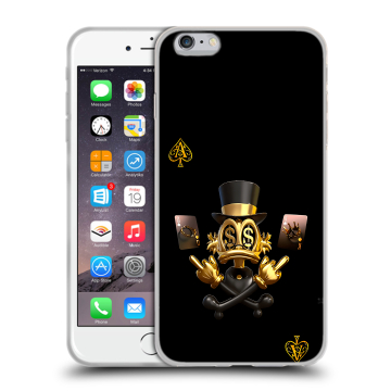 Силиконовый чехол на Iphone 6 Plus/6s Plus с принтом Золотой скрудж макдак Силиконовый чехол на Iphone 6 Plus/6s Plus с принтом Золотой скрудж макдак