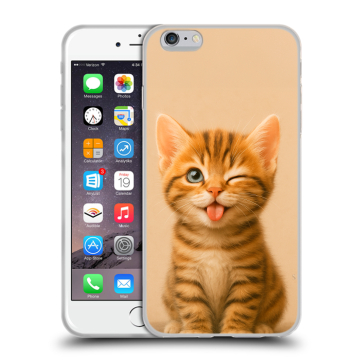 Силиконовый чехол на Iphone 6 Plus/6s Plus с принтом котенок Силиконовый чехол на Iphone 6 Plus/6s Plus с принтом котенок