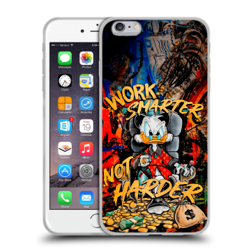 Силиконовый чехол на Iphone 6 Plus/6s Plus с принтом Дональд Дак Деньги