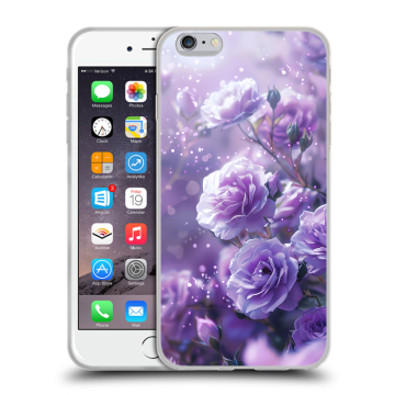 Силиконовый чехол на Iphone 6 Plus/6s Plus с принтом Розы цветы Силиконовый чехол на Iphone 6 Plus/6s Plus с принтом Розы цветы
